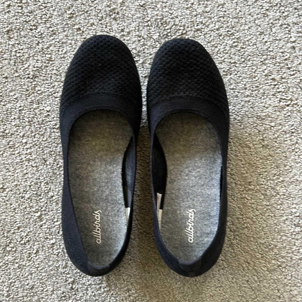 Allbirds black flats Sz 8